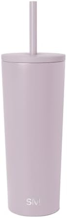 Simple Modern Iced Coffee Tumbler, Insulated | 24oz | Lavender by Unknown