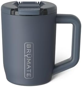BrüMate Müv - 15oz 100% Leak Proof Insulated Coffee Mug with Handle & Lid - Stainless Steel Coffee Travel Mug - Double Walled Coffee Cup (Nightfall Blue) by Br%C3%BCMate