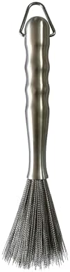 Fox Run Kitchen Brush, Stainless Steel Cleaning Brush for Tumblers, Glasses, Dishes, and Pans, 10.25" by foxrunbrands