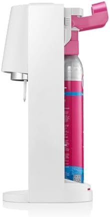 SodaStream TERRA Sparkling Water Maker, Starter Kit, CQC CO2 System, Includes 1 Quick Connect 60L CO2 Cylinder, 1 Dishwasher Safe BPA Free Bottle, 1 bubly Lime Drop, Make your own Pepsi, White - Image 3