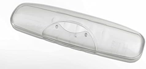 RADIUS Toothbrush, Original Big Brush & Case, Right Handed, Clear Brush with Clear Case, BPA Free ADA Accepted - Image 5