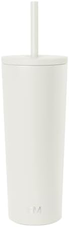 Simple Modern Iced Coffee Tumbler, Insulated | 24oz | Cream by Unknown