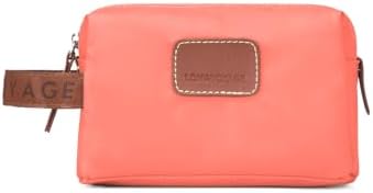 Longvoyage Bonne Vivante 3-Piece Travel Bag Set, Roll-Up Backpack, Large Waterproof Bag & Cosmetic Case, Matching Travel Accessories, Coral - Image 6