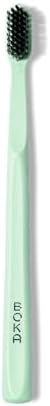 Boka Classic Soft Bristle Manual Toothbrush - Activated Charcoal by Boka