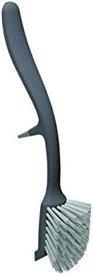 Joseph Joseph Edge Dish Brush with Integrated Sink Rest, Grey by Unknown