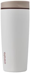 Owala SmoothSip Slider Insulated Stainless Steel Coffee Tumbler, Reusable Iced Coffee Cup, Hot Coffee Travel Mug, BPA Free 20 oz, Vanilla Bean by Unknown