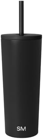 Simple Modern Iced Coffee Tumbler, Insulated | 24oz | Black by Unknown