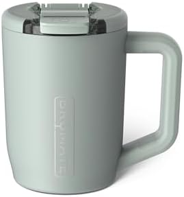 BrüMate Müv - 15oz 100% Leak Proof Insulated Coffee Mug with Handle & Lid - Stainless Steel Coffee Travel Mug - Double Walled Coffee Cup (Sage) by Br%C3%BCMate