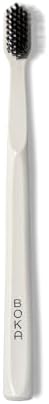Boka Classic Soft Bristle Manual Toothbrush - Activated Charcoal by Boka