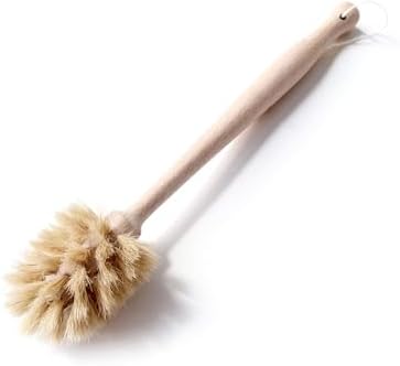 Bottle Brush Cleaner,Solid Beech Wood Handle Tapered, Non-Scratch for Cleaning Coffee Cups,Mason,Thermos,Glass Bottle,Beer Bottles,Wine Bottles by milinkllc