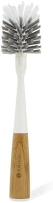 Full Circle Dish Brush & Bottle Brush Bundle - Bamboo Handle Scrubbers for Dishes, Pots, Pans, Water Bottles, Mugs, and Narrow Neck Bottles - Image 5