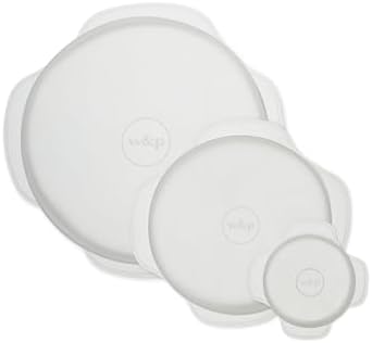 Stretch Lid Set of 3 (2.5", 4.5"& 6.5") by Unknown
