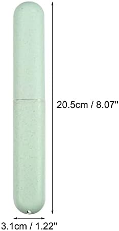 VOCOSTE 2Pcs Toothbrush Case, Green & Blue - Image 4