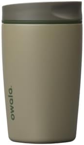 Owala SmoothSip Slider Insulated Stainless Steel Coffee Tumbler, Reusable Iced Coffee Cup, Hot Coffee Travel Mug, BPA Free 12 oz, Off Road by Unknown