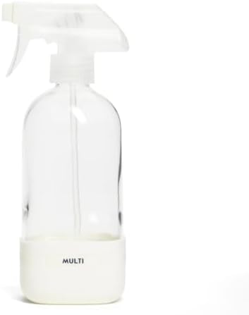 Grove Co. Surface Care Bundle - Floor Cleaner Concentrate Refills (6-Pack, 1 oz Each), Orange & Rosemary Scent, with Reusable Glass Spray Bottle (White Silicone Sleeve) - Image 4