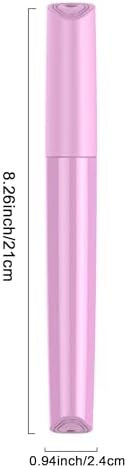 Plastic Travel Toothbrush Cover Portable Toothbrush Box, Breathable Design with Air Hole More Container Toothbrush Tube Container for Home Daily Travel Camping School Business Trip (Pink) - Image 6
