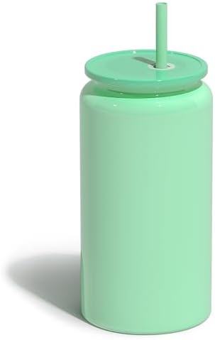 16 oz Sublimatable Tumbler, Insulated Tumbler with Straw by UIRZOTN
