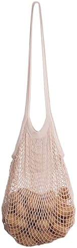 Cotton Mesh Onion Storage Bags - 100% Cotton, Reusable, and Washable Mesh Grocery Bags for Storing Garlic and Root Vegetables - Image 5