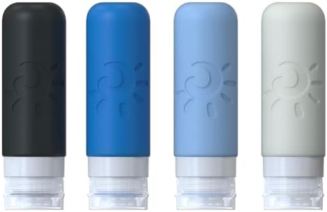 Zafit Travel Bottles for Toiletries, TSA Approved Travel Containers 3oz Leak Proof Travel Tubs Refillable Liquid Travel Accessories for Shampoo Conditioner Lotion Body Wash(Multicolored J) - Image 2