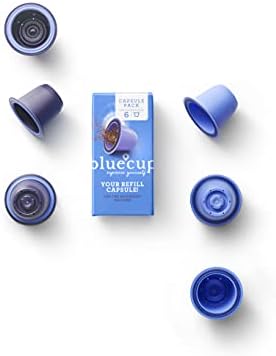 Reusable Capsules 6-Pack — Refillable Coffee Pods for Nespresso Original Line Machines, Add-On to Bluecup Starter Kit, BPA-Free & Dishwasher Safe - Image 2