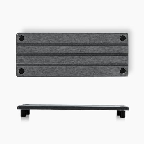 Razborci 2 Pack Fast Drying Water Absorbing Diatomite Stone Mat Tray for Kitchen & Bathroom Counter - Instant Dry Sink Caddy Organizer - Vanity Holder for Soap and Sponge – Charcoal 10" x 4" - Image 6