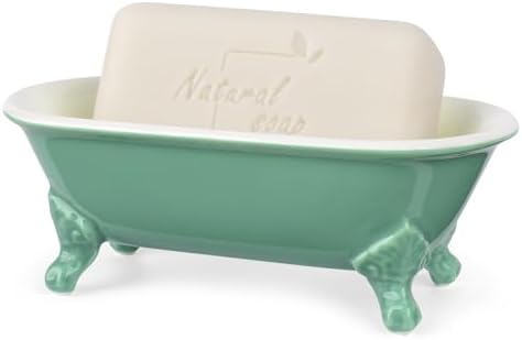 6.5" Mini Clawfoot Bathtub Soap Dish,Bar Soap Holder,Mermaid - Image 4