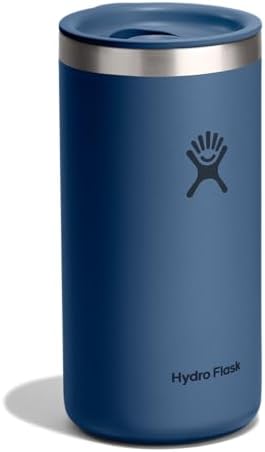 Hydro Flask Travel Coffee Cup – Insulated Stainless Steel, Non-Spill, Leak Proof To-Go Tumbler 16 Oz Harbor Blue - Image 2