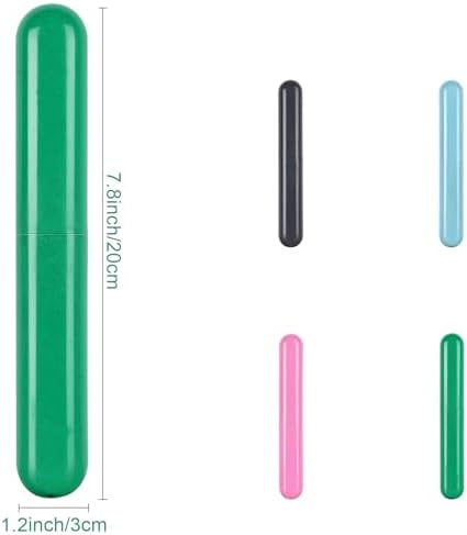Hooqict 4 Pack Travel Toothbrush Case Portable Travel Toothbrush Holder Plastic Toothbrush Container Protector Cover for Traveling, Camping, Home, School, Business - Image 2