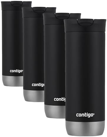 Contigo HuronTravel Mug Screw Cap Stainless Steel Drinking Cup by Unknown