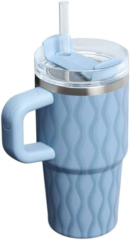 STANLEY Quencher H2.0 Flow State Tumbler, 20 oz, Slate Blue Drift - Image 3