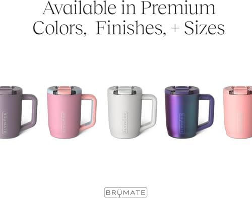 BrüMate Müv - 15oz 100% Leak Proof Insulated Coffee Mug with Handle & Lid - Stainless Steel Coffee Travel Mug - Double Walled Coffee Cup (Primrose) - Image 4