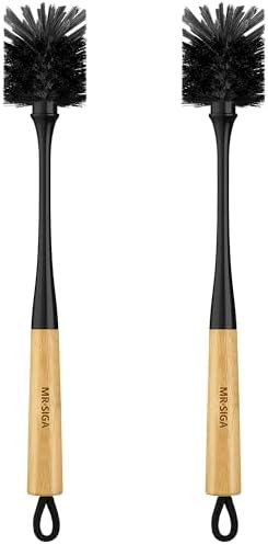 MR.SIGA Water Bottle Brush, Long Handle Bottle Brush for Sports Bottles by MRSIGA