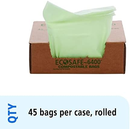 Stout by Envision Compostable Trash Bags, 13 Gallon 24" x 30", 45 Bags Per Case, ASTM6400, Green Bags, Made in America (E2430E85) - Image 3