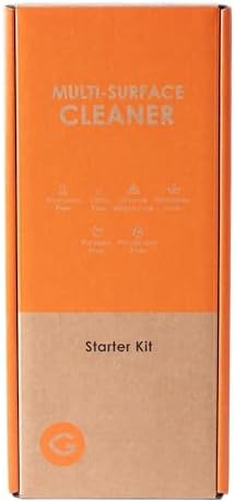 Eco Multi-Surface Cleaner Starter Kit – Refillable Glass Spray Bottle + 6 Eco Tablets – Plastic-Free, Plant-Based, Non-Toxic – Orange Scent – Zero Waste - Image 2
