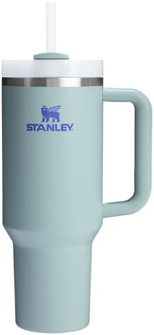 STANLEY Quencher H2.0 Flow State Tumbler, 40 oz, Blue Cactus by Unknown