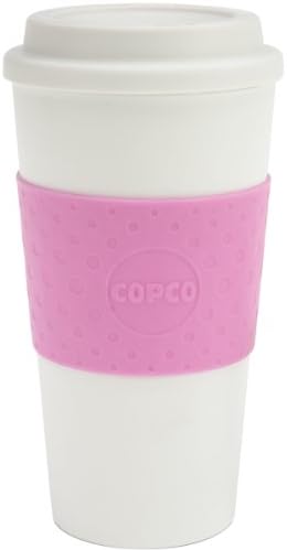 Copco Acadia 16 oz Travel Mug - Insulated Reusable Coffee Tumbler with Double-Walled Plastic, Leak-Proof Lid, BPA-Free - Portable Mug for Hot & Cold Drinks, Cup Holder Friendly (Bubble Gum) - Image 4