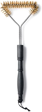 HIC Kitchen Roasting 3-Sided Grill Cleaning Brush with Non-Scratch Brass Bristles, 16.5-Inches Long - Image 6
