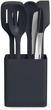 bella 6 Piece Modular Tool Set, Non-Toxic, Heat safe to 425°F, Slate by bella