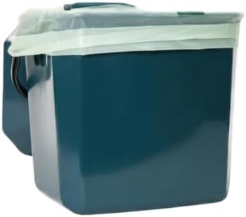 EcoSafe KCGRN Kitchen Caddy Food Waste Bin, Plastic, 2.5 Gallon, Green - Image 2