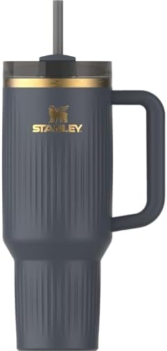 STANLEY Quencher H2.0 Tumbler with Handle and Straw 40 oz | Flowstate 3-Position Lid | Cup Holder Compatible for Travel | Insulated Stainless Steel Cup | BPA-Free | Fluted Twilight by Unknown