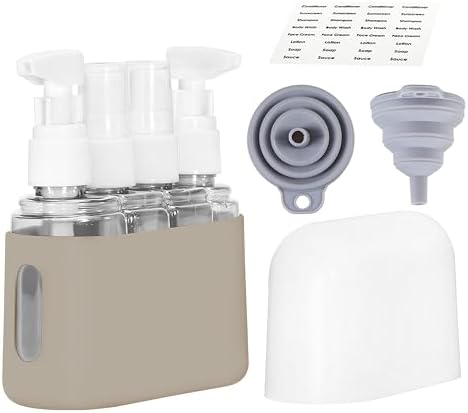 Bpluma Travel Bottles, Leak Proof Containers For Toiletries TSA Approved Airplane Accessories Kits For Liquid With Labels by Bpluma