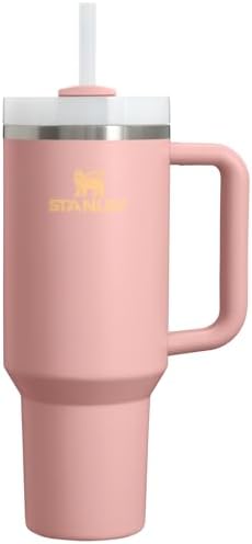STANLEY Quencher H2.0 Flow State Tumbler, 40 oz, Peach Rose by Unknown