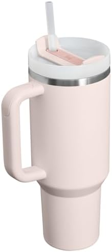 STANLEY Quencher H2.0 Flow State Tumbler, 40 oz, Rose Quartz 2.0 - Image 3