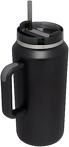 STANLEY Quencher H2.0 Tumbler with Handle & Straw 64 oz Flowstate 3-Position Lid Large Capacity for Travel & Sports Insulated Stainless Steel Cup BPA-Free Black (Pack of 4) - Image 2