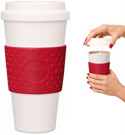 Copco Acadia Travel Mug, 16-Ounce, Cherry Red by Copco