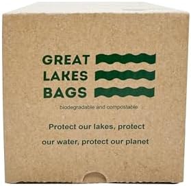 Great Lakes 2.6 Gallon Compostable and Biodegradable Trash Bag, 100 Count, Small Compostable Bag For Kitchen Food Scrap, Bathroom, Office, Certified by BPI and OK Compost Home - Image 5