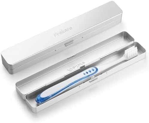 Toothbrush Travel Case Aluminum, Manual Tooth Brush Holder for Traveling by Frekare