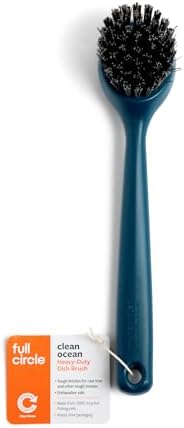 Full Circle Clean Ocean, Heavy Duty Dish Brush, Perfect for Cast Iron - Image 2