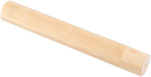 Bamboo Toothbrush Holder, 21×2.8cm Toothbrush Covers, Toothbrushs Holders Travel, Portable, for Traveling, Teeth, by Unknown
