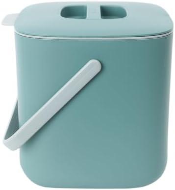 Blue Ginkgo Kitchen Compost Bin, 2.6L Countertop Compost Bin, Green by BLUEGINKGO